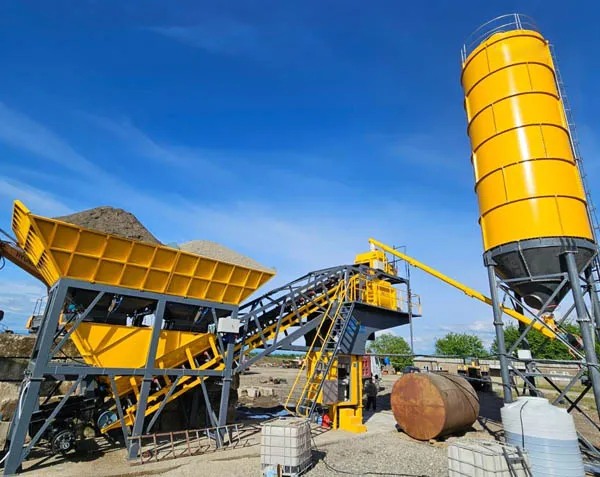 AGICO wet mixing concrete plant picture AGICO wet mixing concrete plant picture