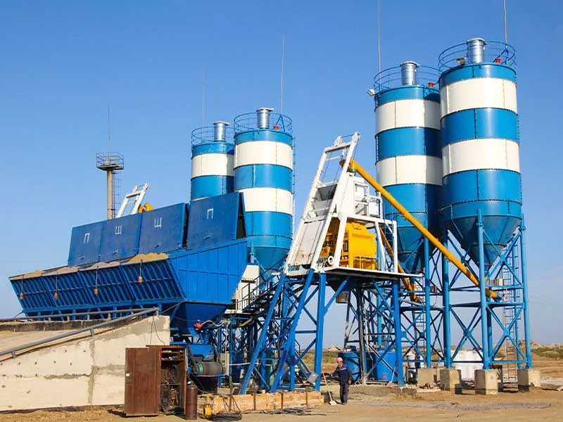 AGICO wet mixing concrete plant project AGICO wet mixing concrete plant project
